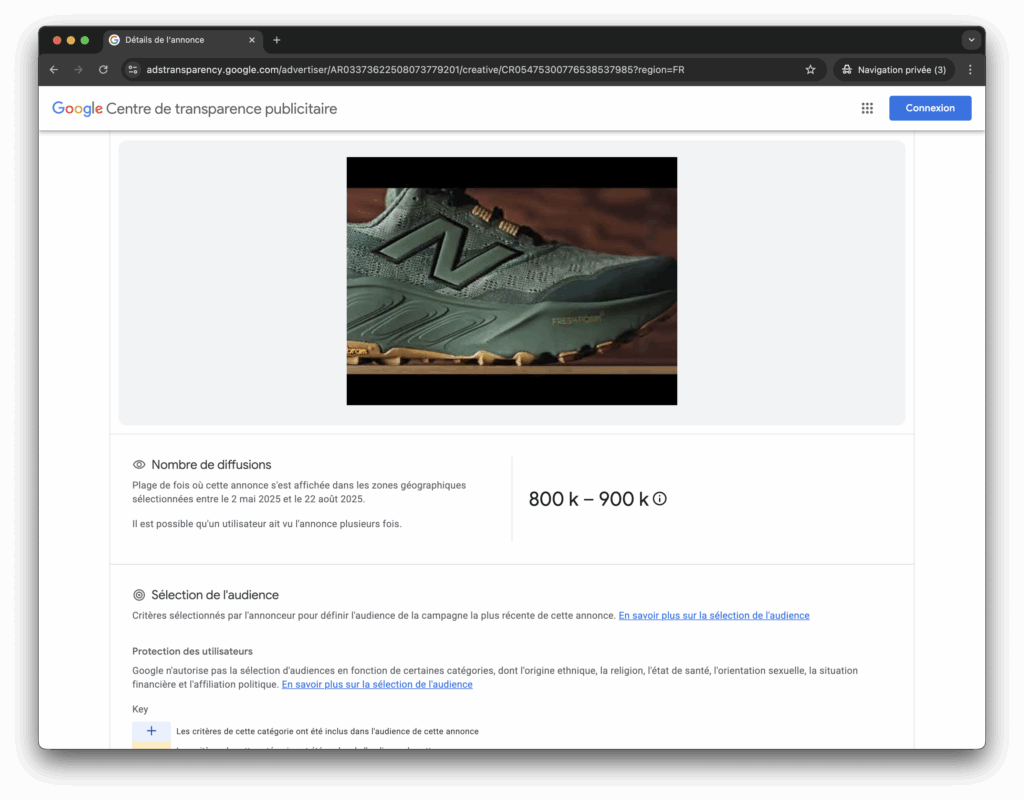 google-ads-library-transparency-information